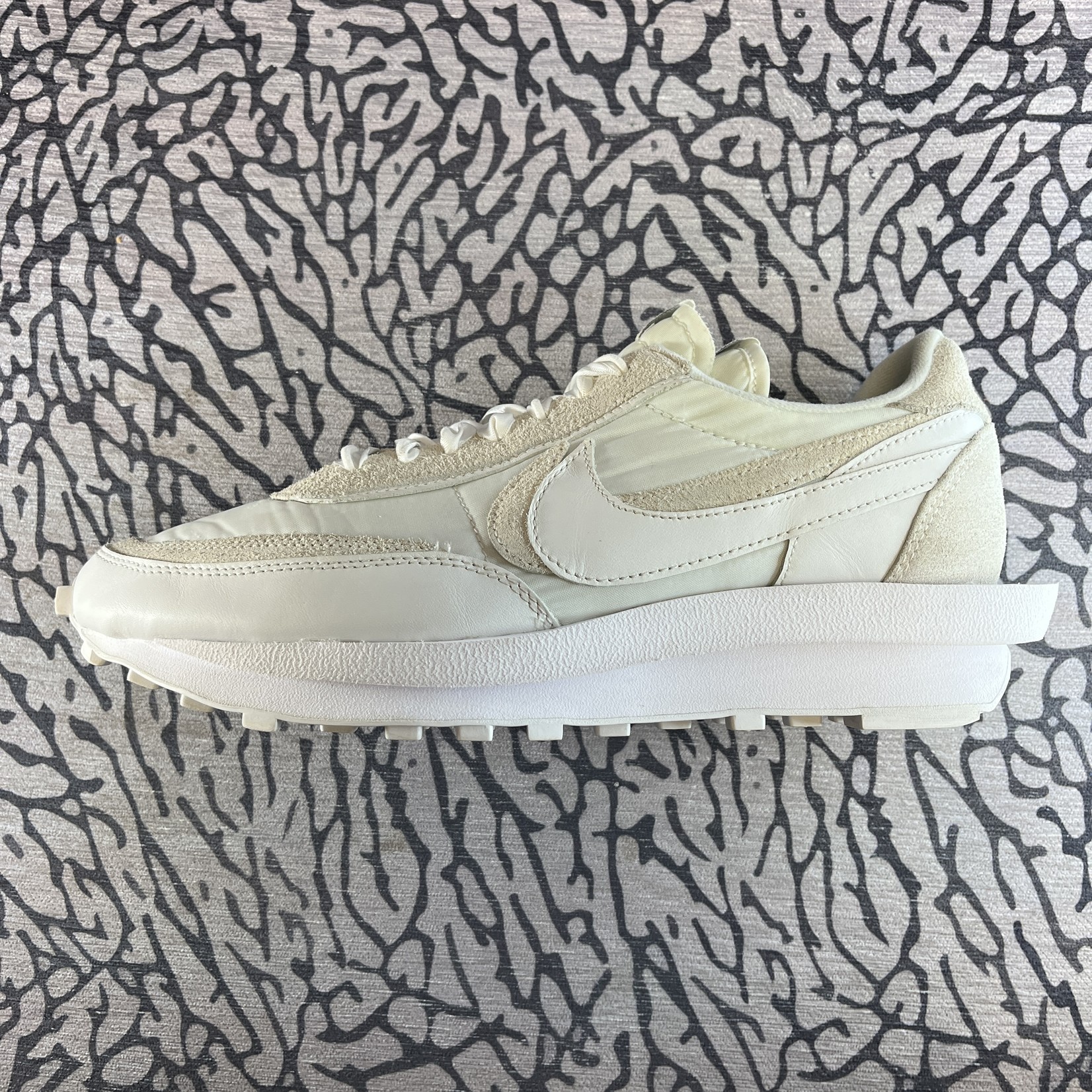 Nike Pre-owned Nike LD Waffle Sacai White Nylon