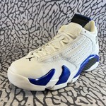 Jordan Pre-owned Air Jordan 14 Retro White Hyper Royal GS