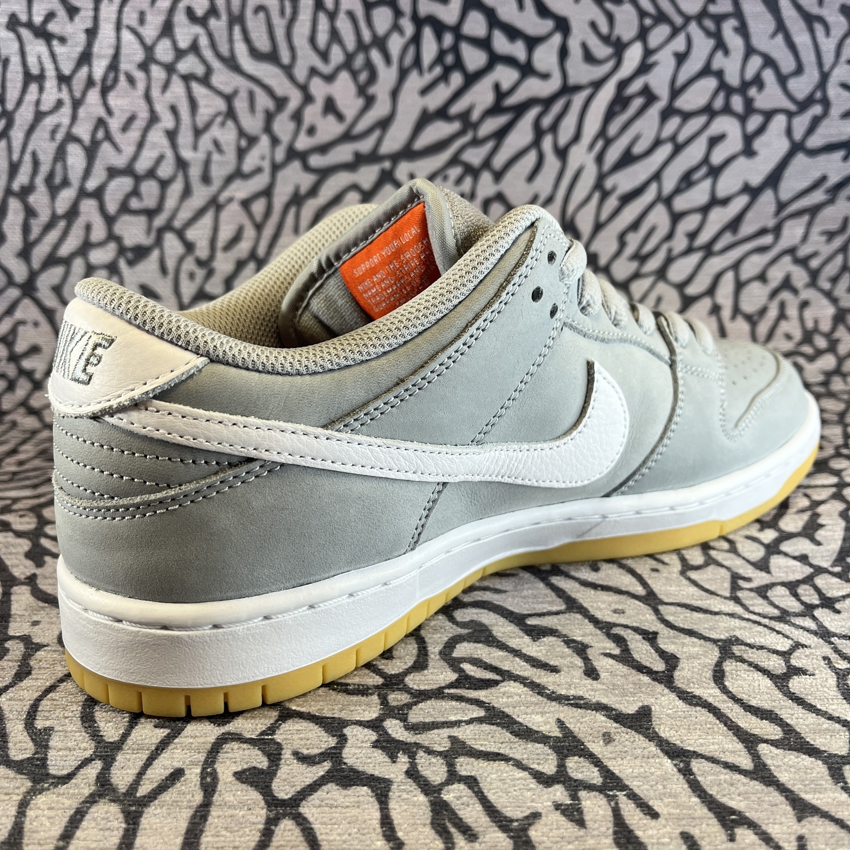 Nike SB Nike SB Dunk Low Pro ISO Orange Label Wolf Grey Gum