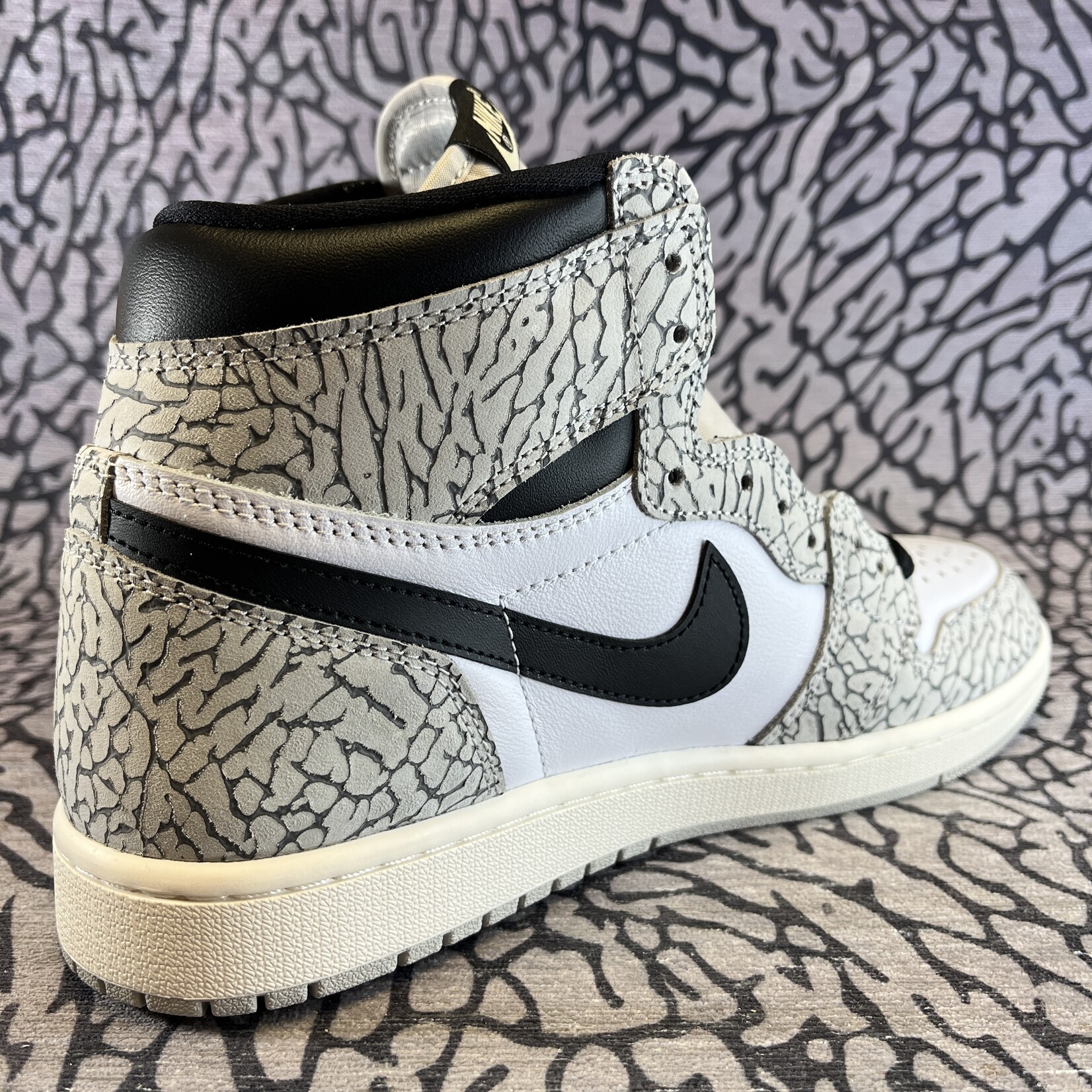 Nike Air Jordan 1 Retro High OG *White Cement* – buy now at Asphaltgold  Online Store!