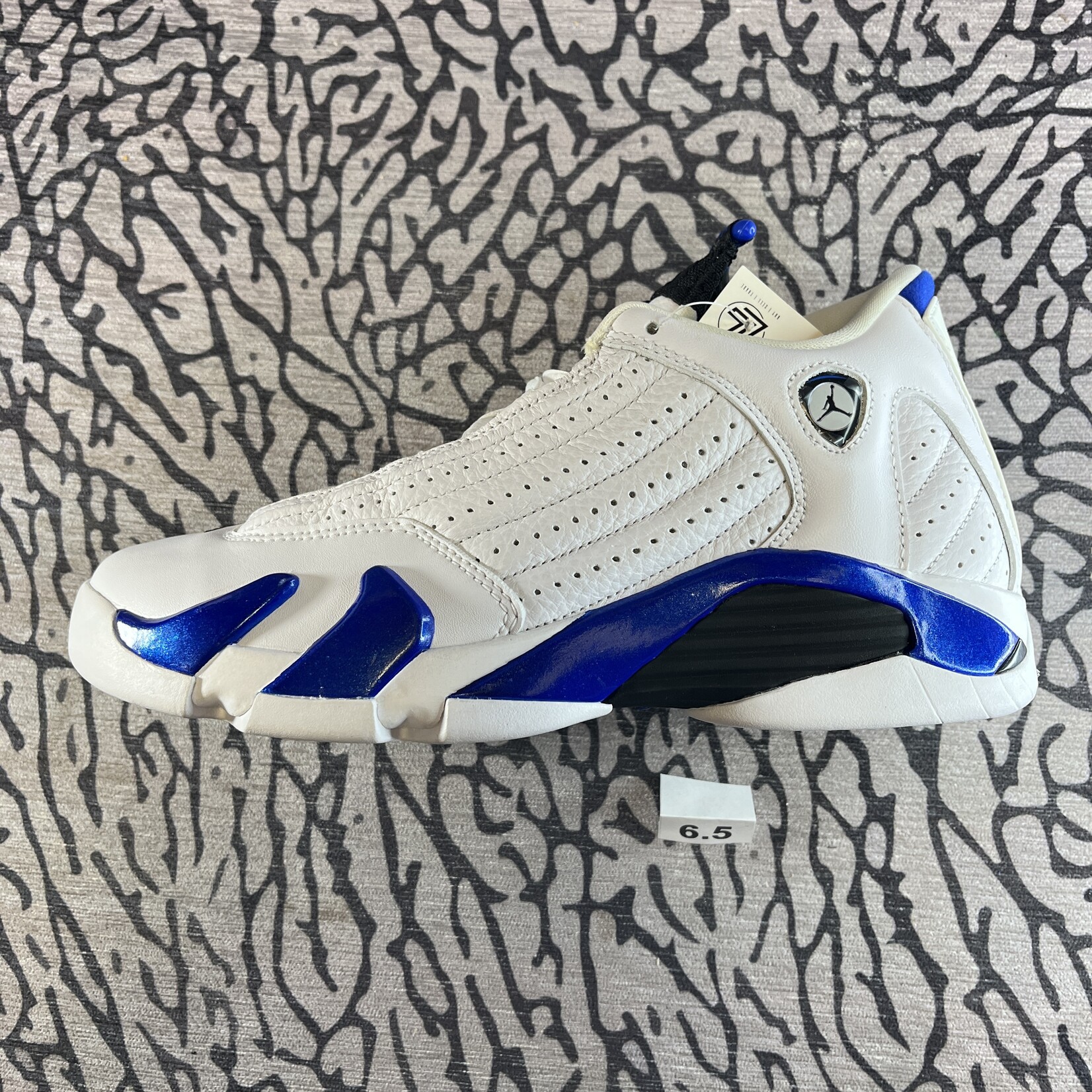 Jordan Pre-owned Air Jordan 14 Retro White Hyper Royal GS