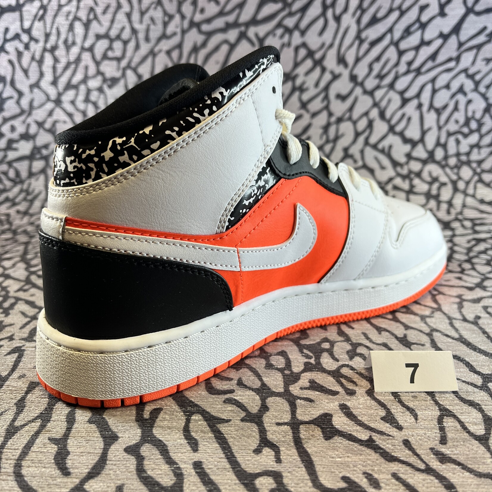 Jordan Pre-owned Air Jordan 1 Mid Composition Notebook GS