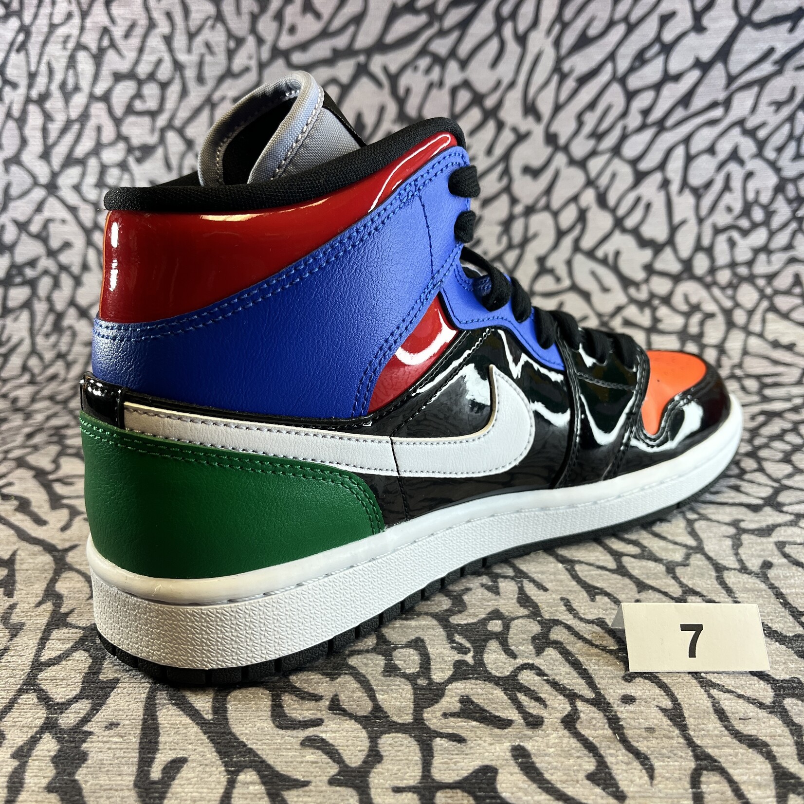 Jordan Pre-owned Air Jordan 1 Mid Multi Patent W