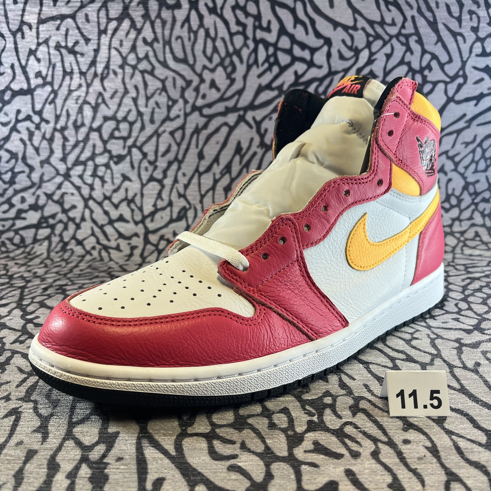 Jordan Pre-owned Air Jordan 1 Retro High OG Light Fusion Red