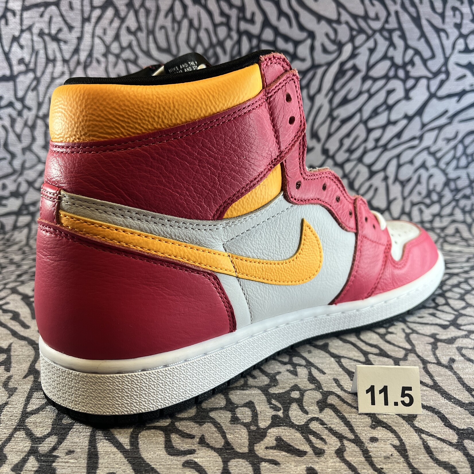 Jordan Pre-owned Air Jordan 1 Retro High OG Light Fusion Red