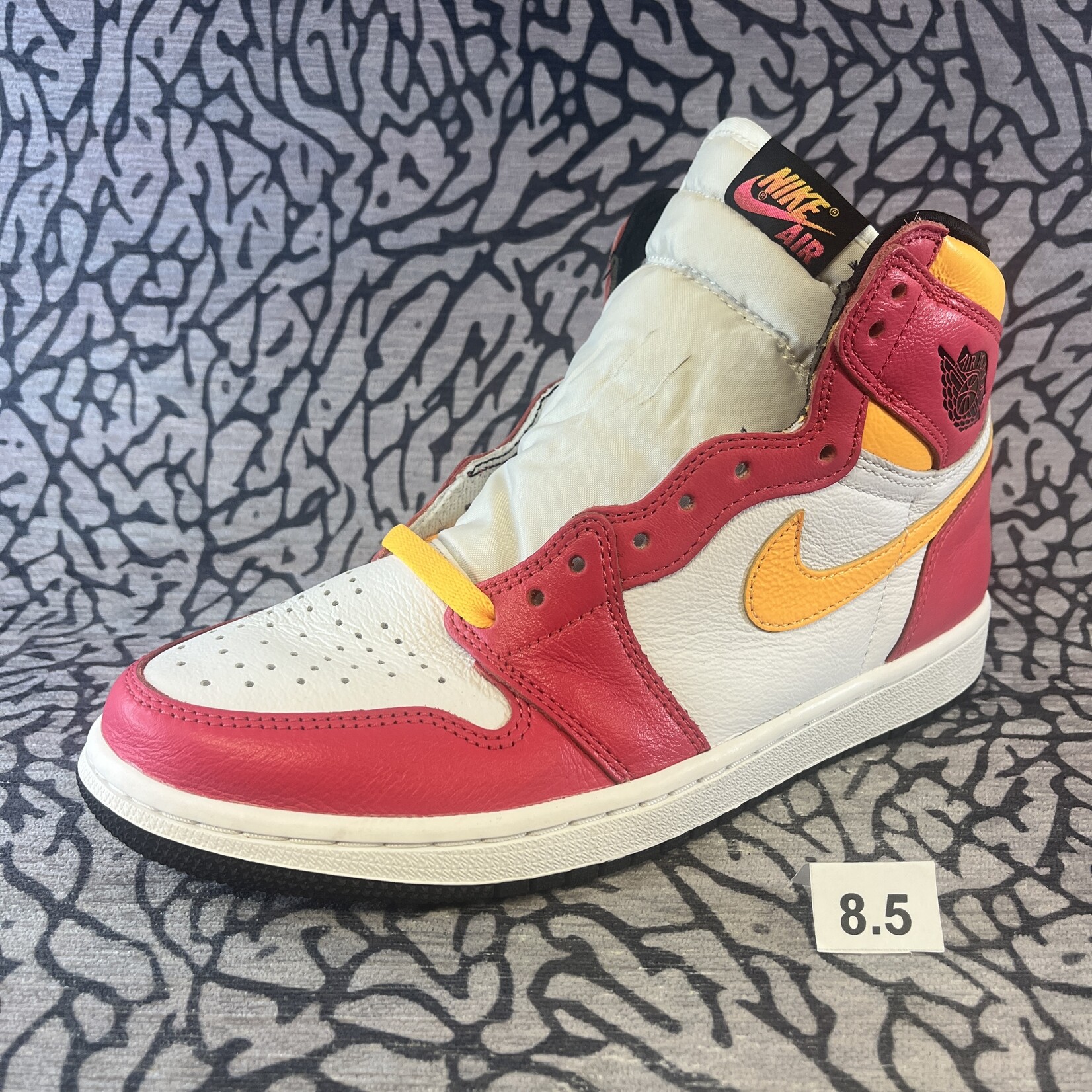 Jordan Pre-owned Air Jordan 1 Retro High OG Light Fusion Red