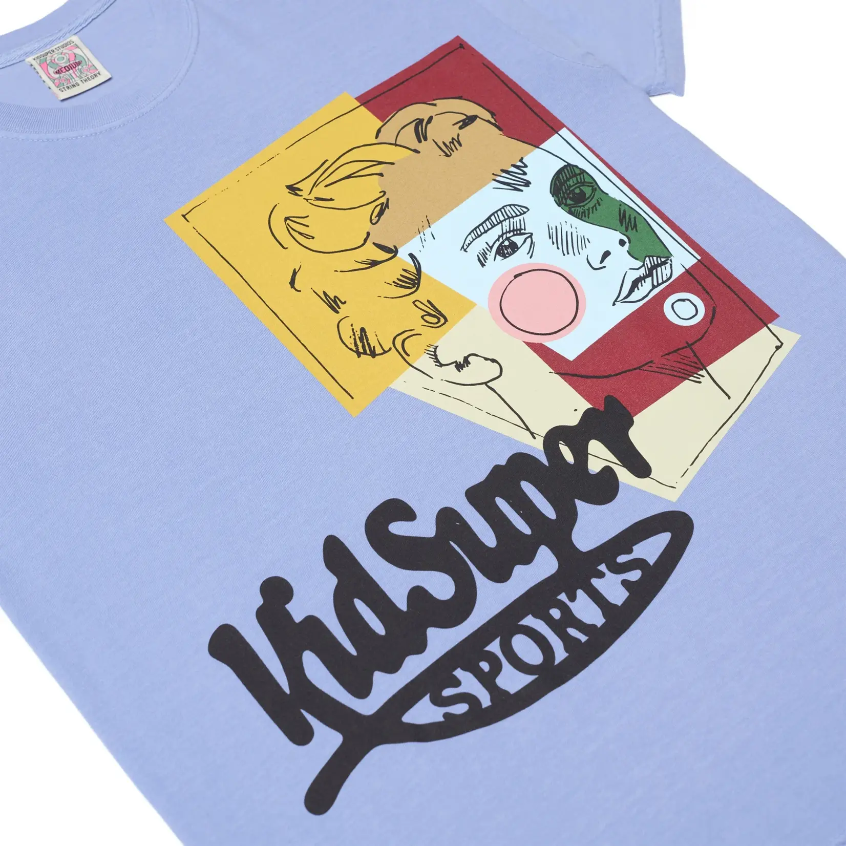 KidSuper KidSuper Patched Doodle Tee Blue