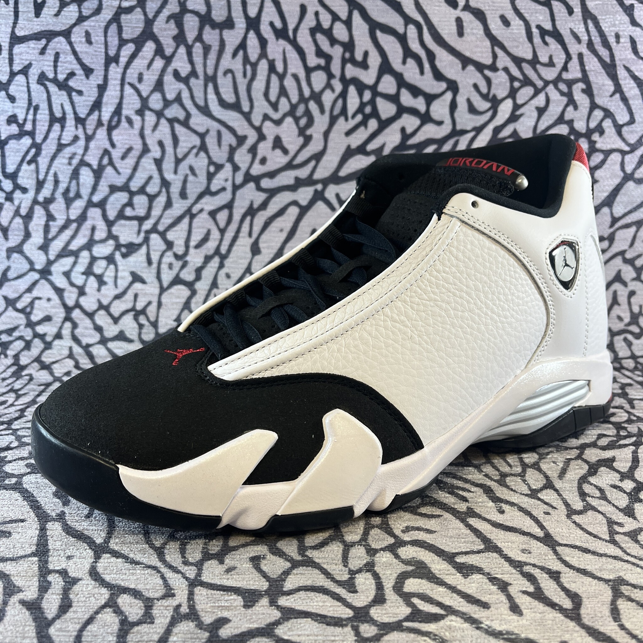 Air Jordan 14 Retro Black Toe Lavish Life Sneakers