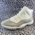 Jordan Pre-owned Air Jordan 11 Retro White Metallic Silver W