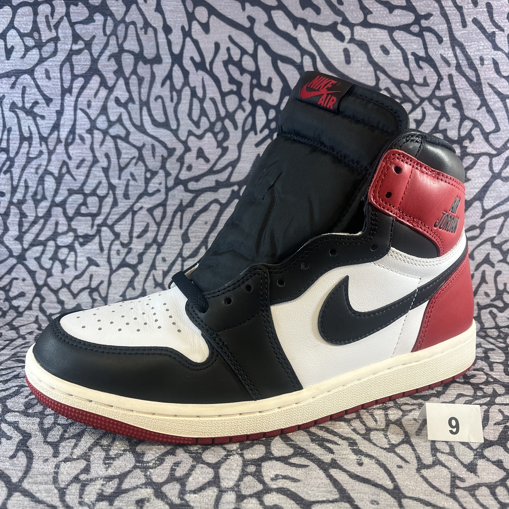 Jordan Pre-owned Air Jordan 1 Retro High OG Black Toe Reimagined