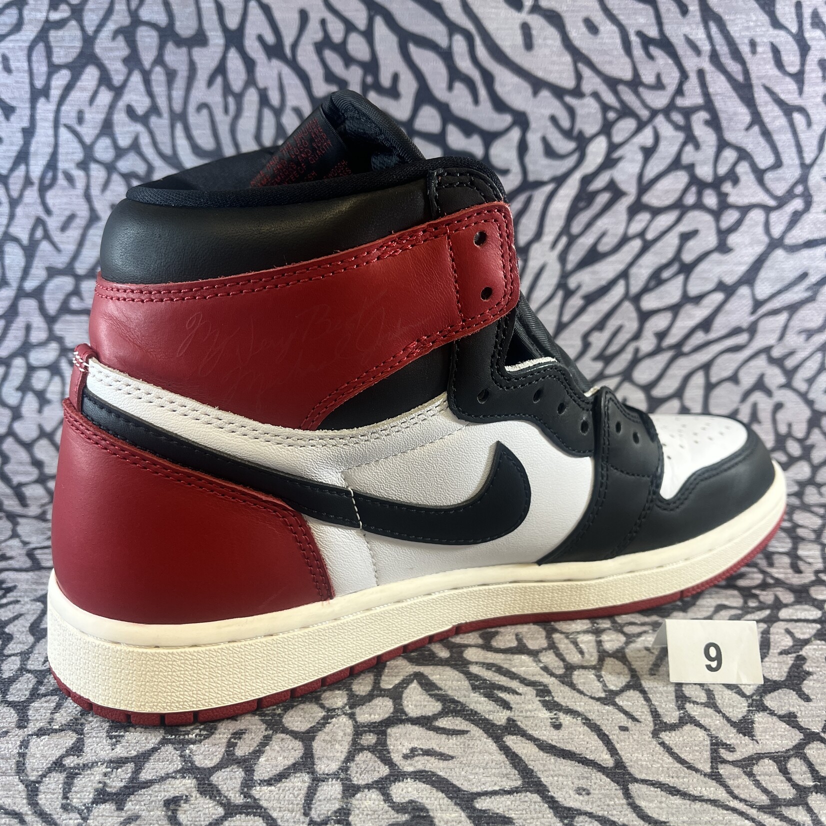 Jordan Pre-owned Air Jordan 1 Retro High OG Black Toe Reimagined