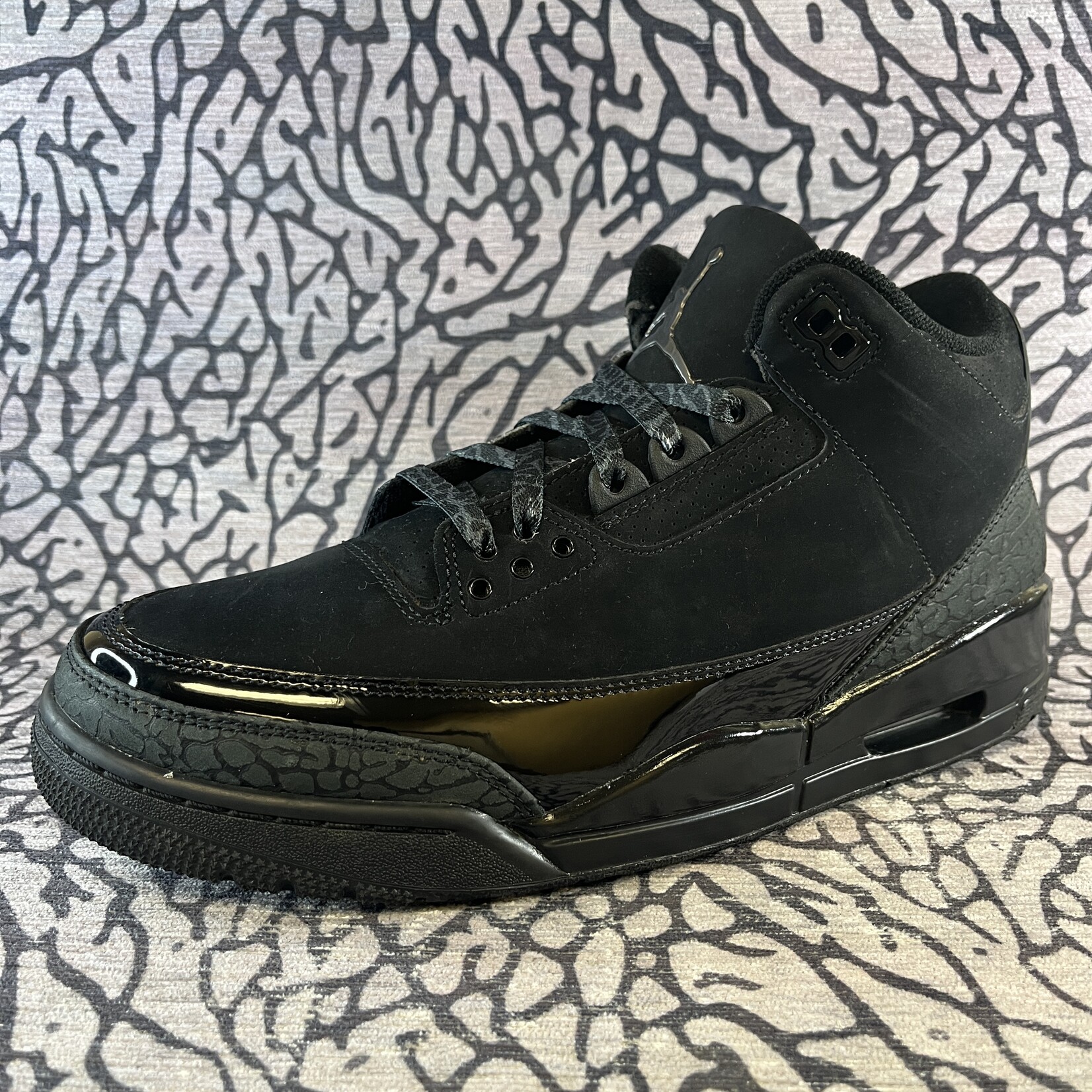 Jordan Pre-owned Air Jordan 3 Retro Black Cat (Replacement Box)