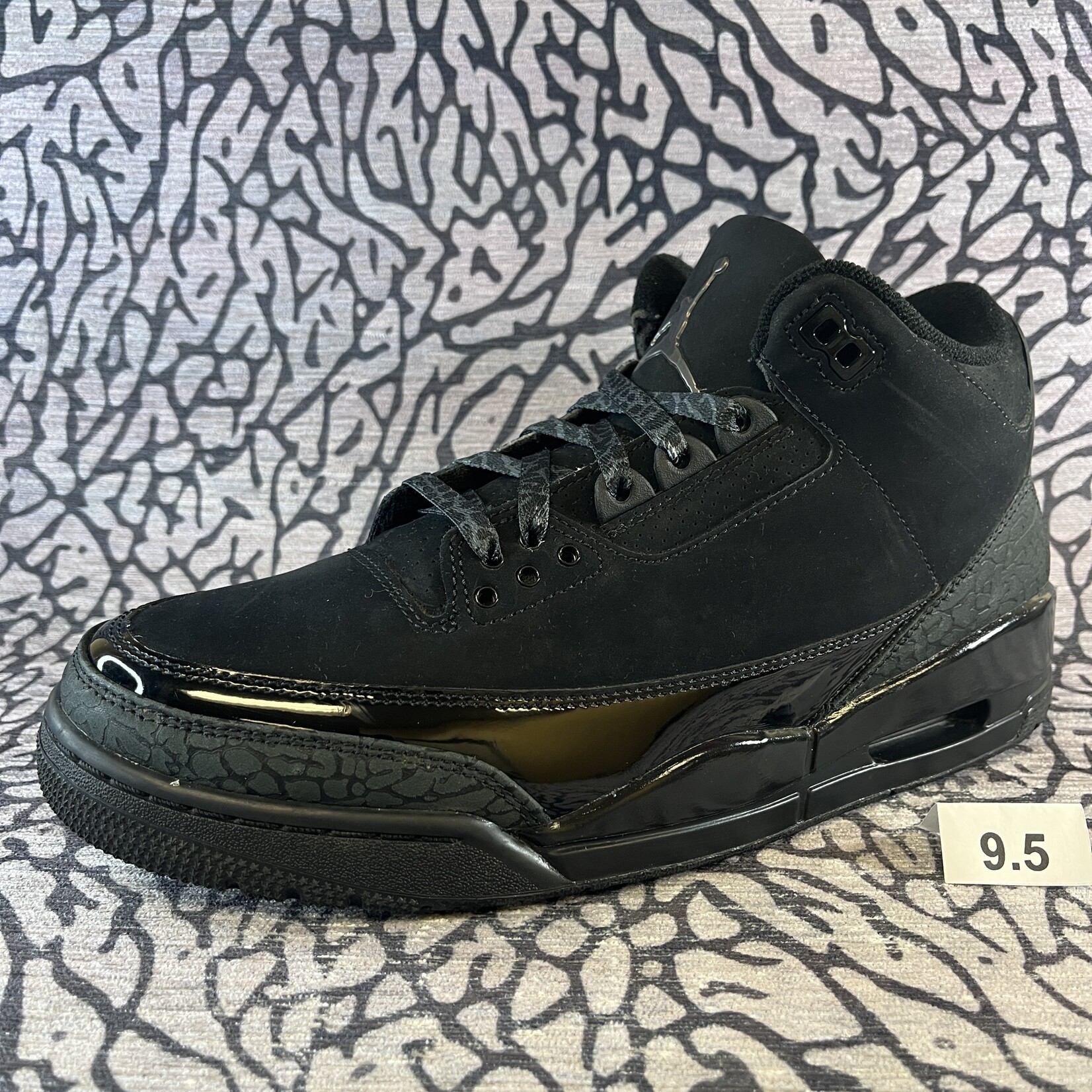 Jordan Pre-owned Air Jordan 3 Retro Black Cat (Replacement Box)