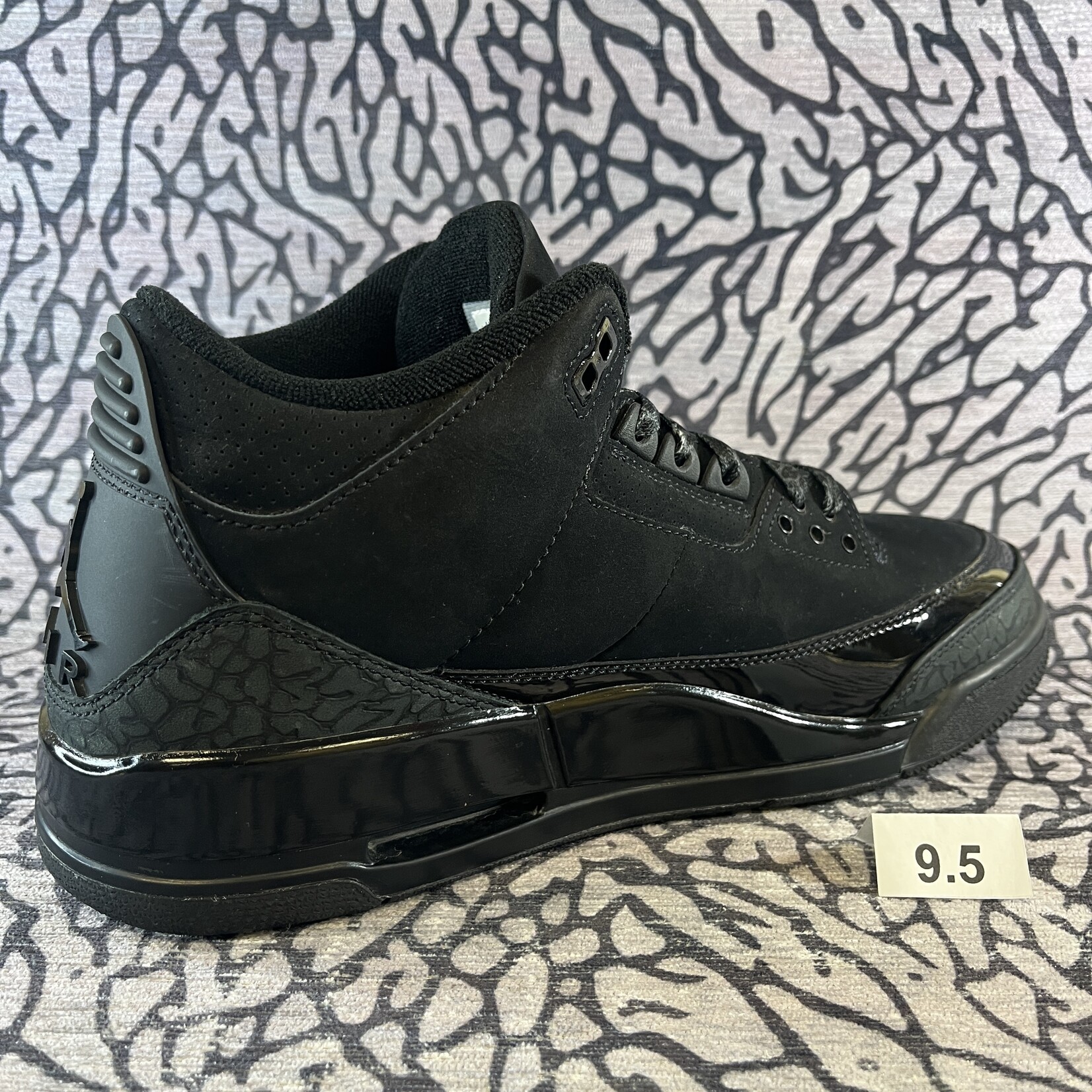 Jordan Pre-owned Air Jordan 3 Retro Black Cat (Replacement Box)