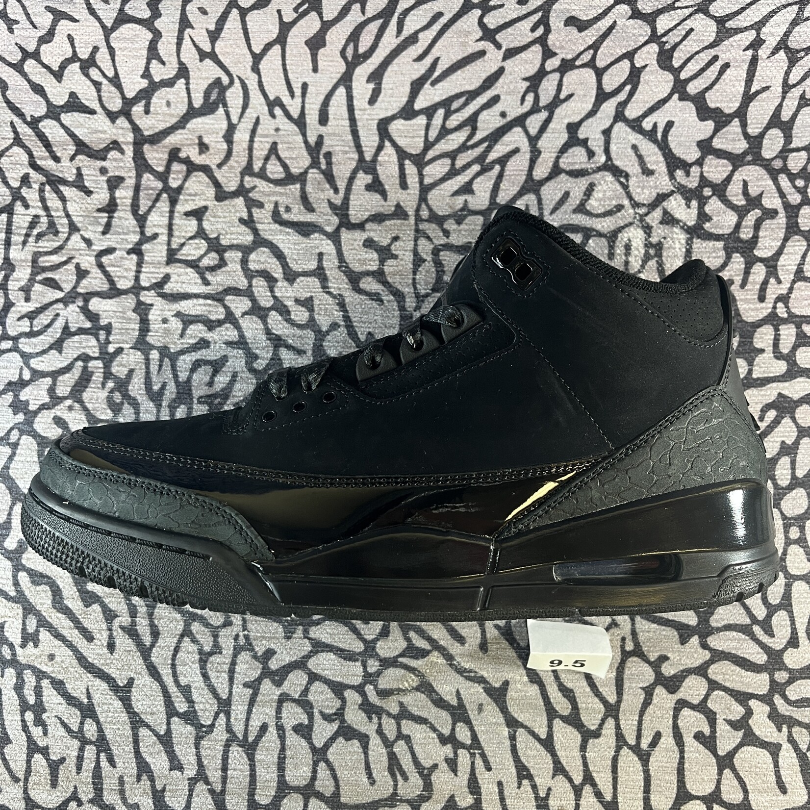 Jordan Pre-owned Air Jordan 3 Retro Black Cat (Replacement Box)