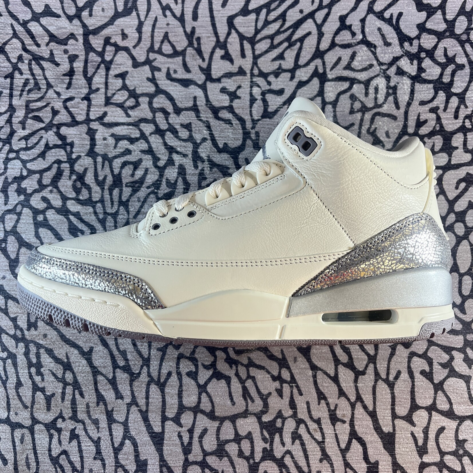 Jordan Pre-owned Air Jordan 3 Retro Sail Cement Grey (Women's) (Replacement Box)