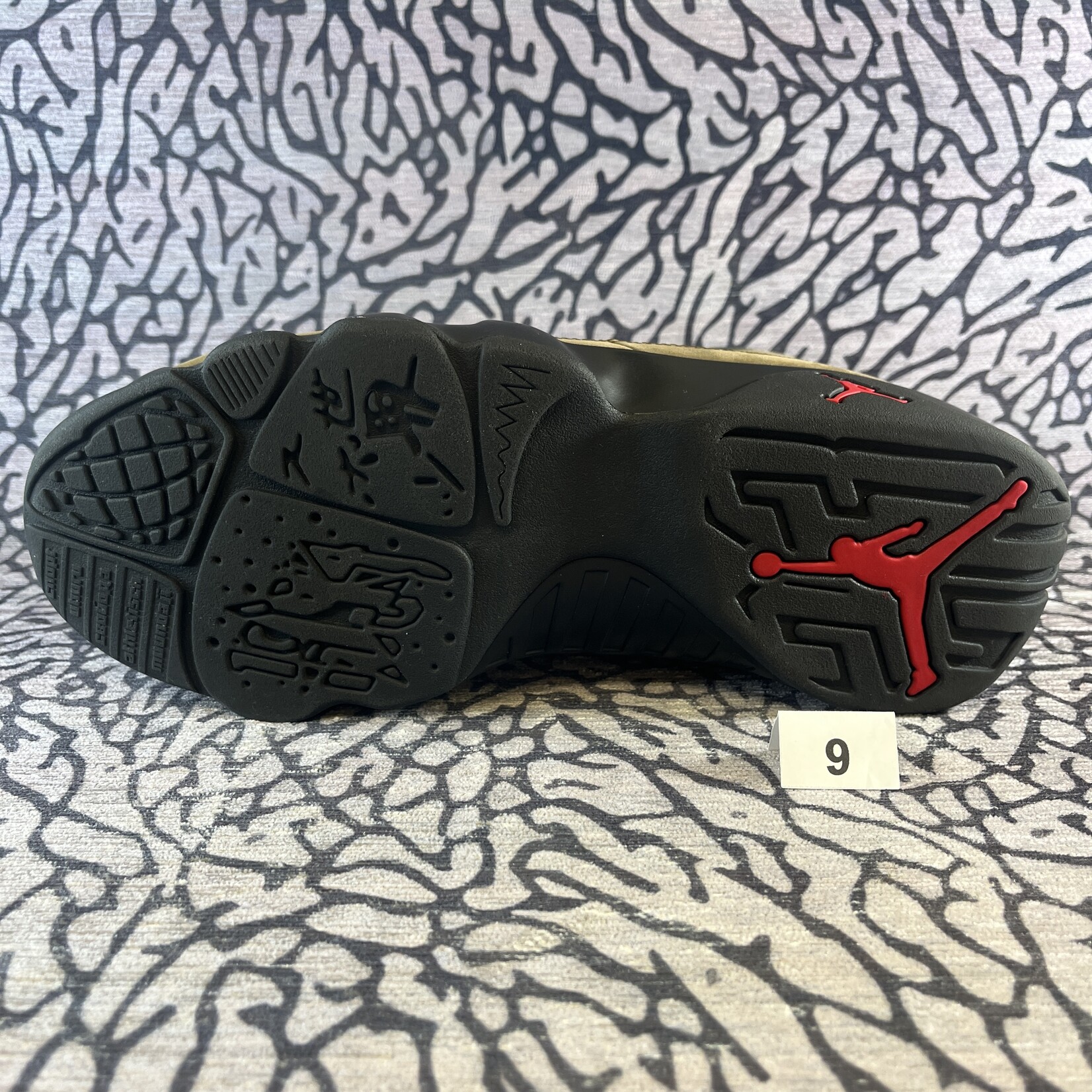 Jordan Pre-owned Air Jordan 9 Retro Olive (Replacement Box)