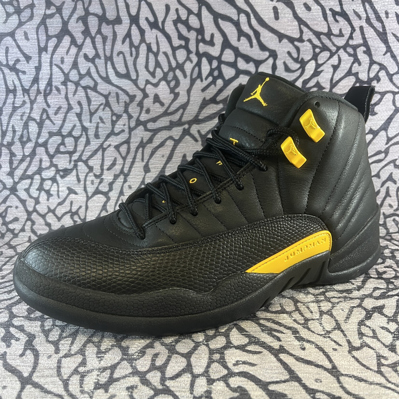 Jordan Pre-owned Air Jordan 12 Retro Black Taxi (Replacement Box)