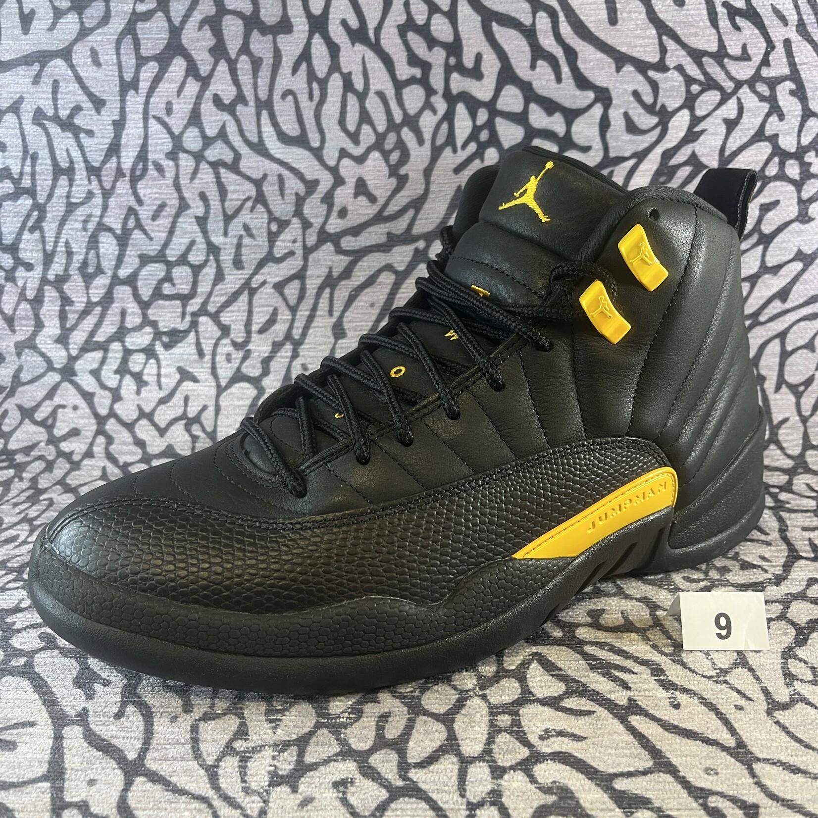 Jordan Pre-owned Air Jordan 12 Retro Black Taxi (Replacement Box)