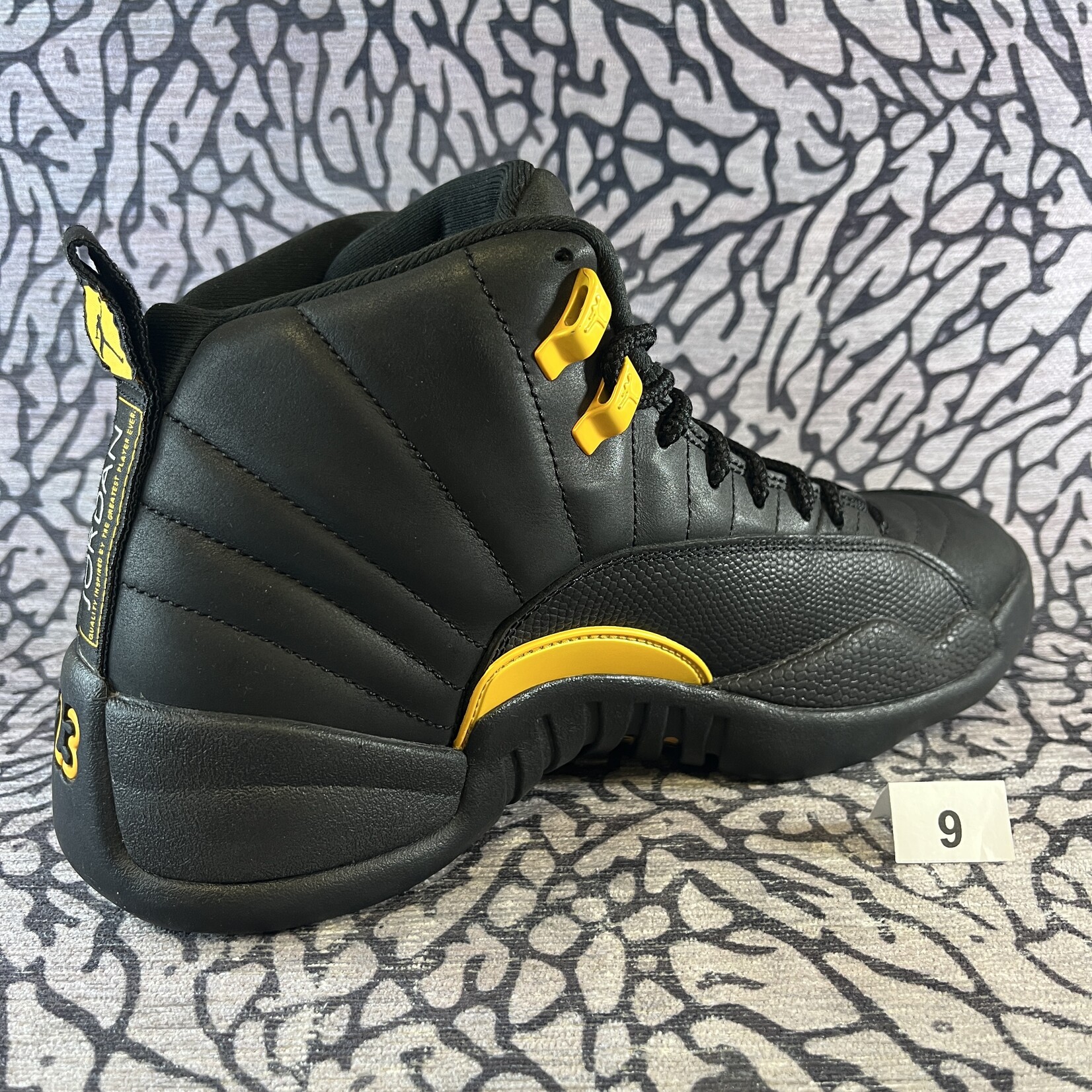 Jordan Pre-owned Air Jordan 12 Retro Black Taxi (Replacement Box)