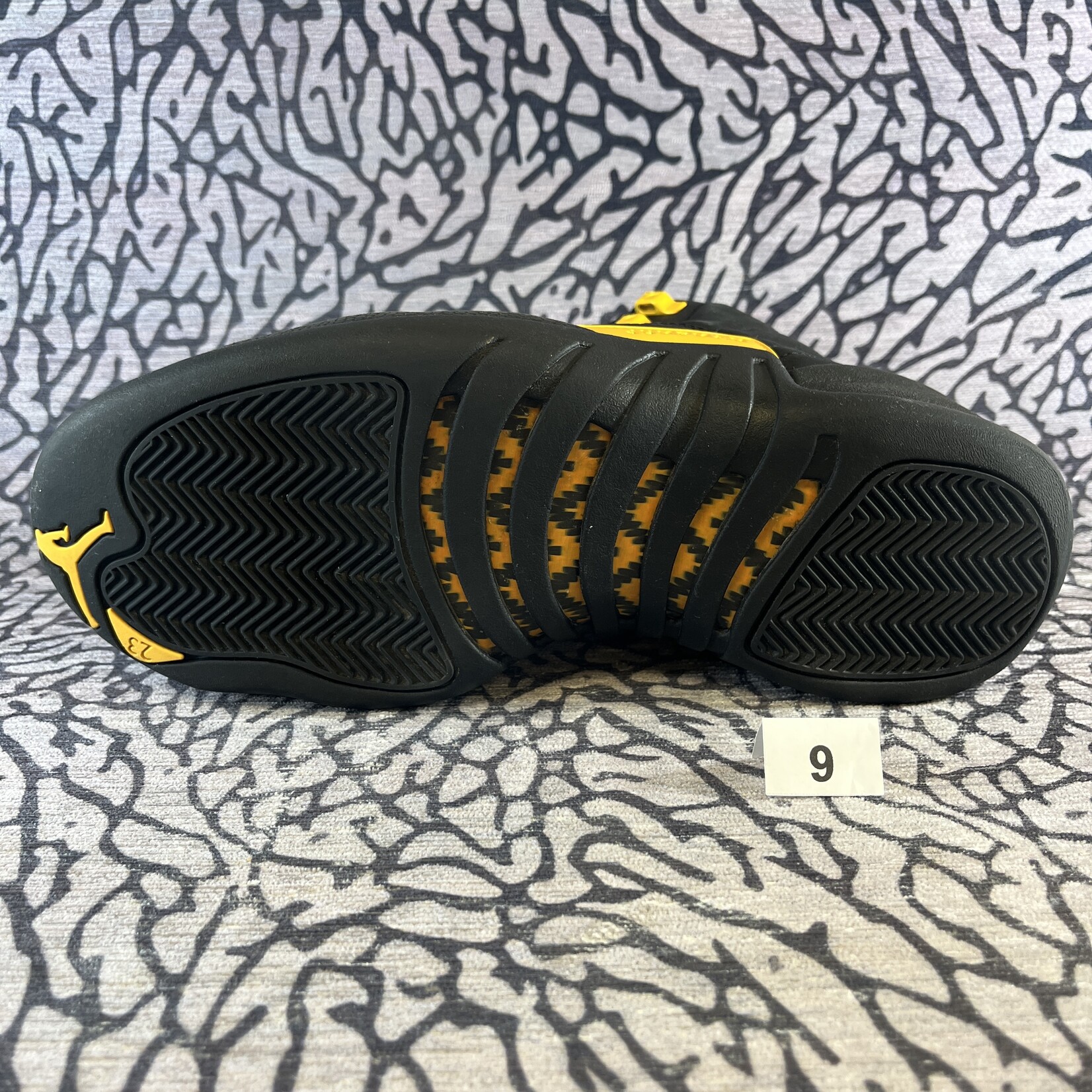 Jordan Pre-owned Air Jordan 12 Retro Black Taxi (Replacement Box)