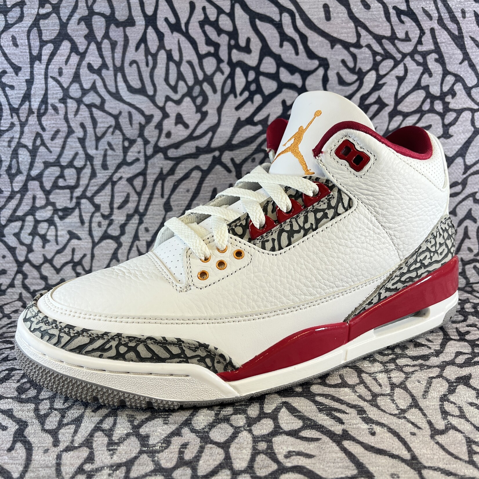 Jordan Pre-owned Air Jordan 3 Retro Cardinal Red
