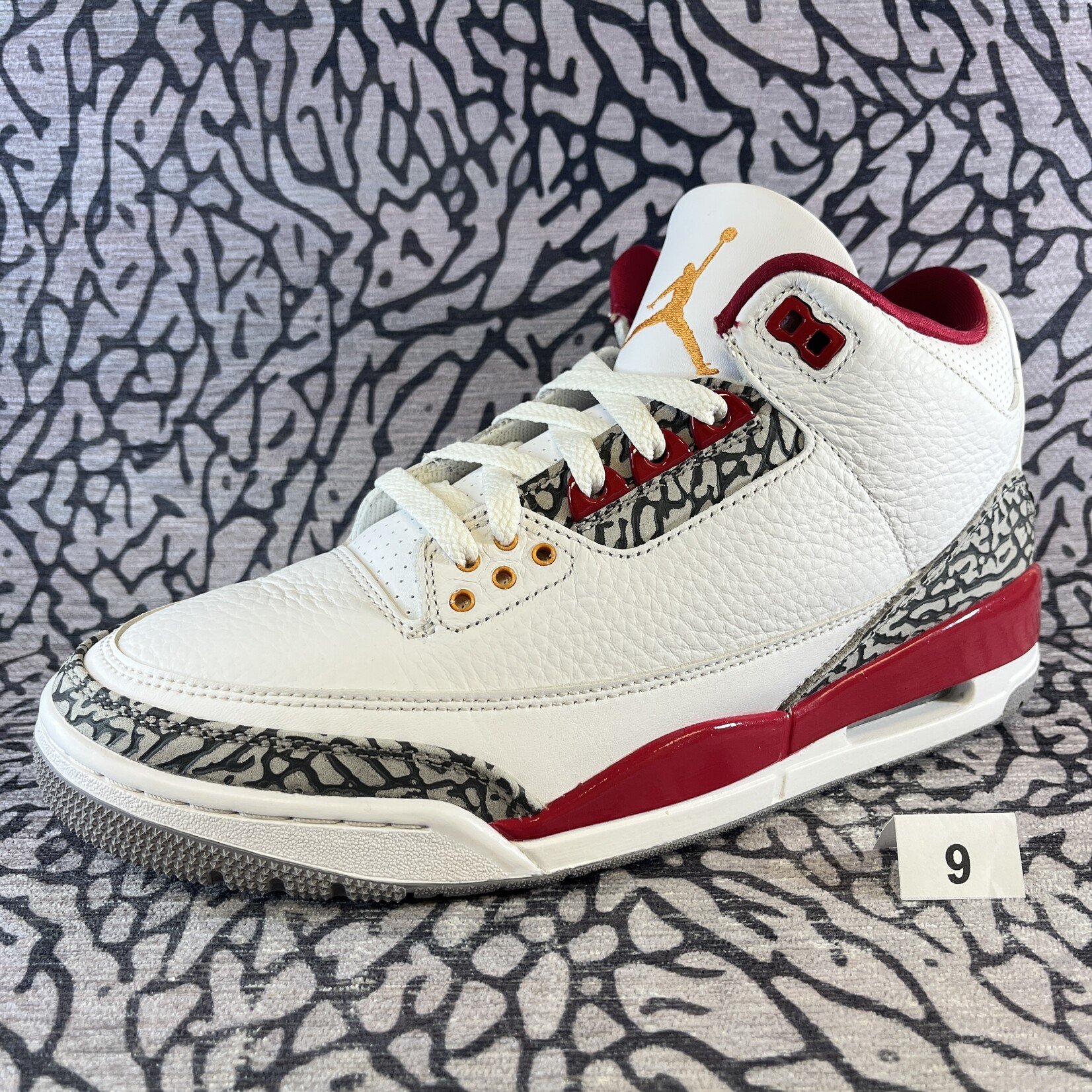 Jordan Pre-owned Air Jordan 3 Retro Cardinal Red