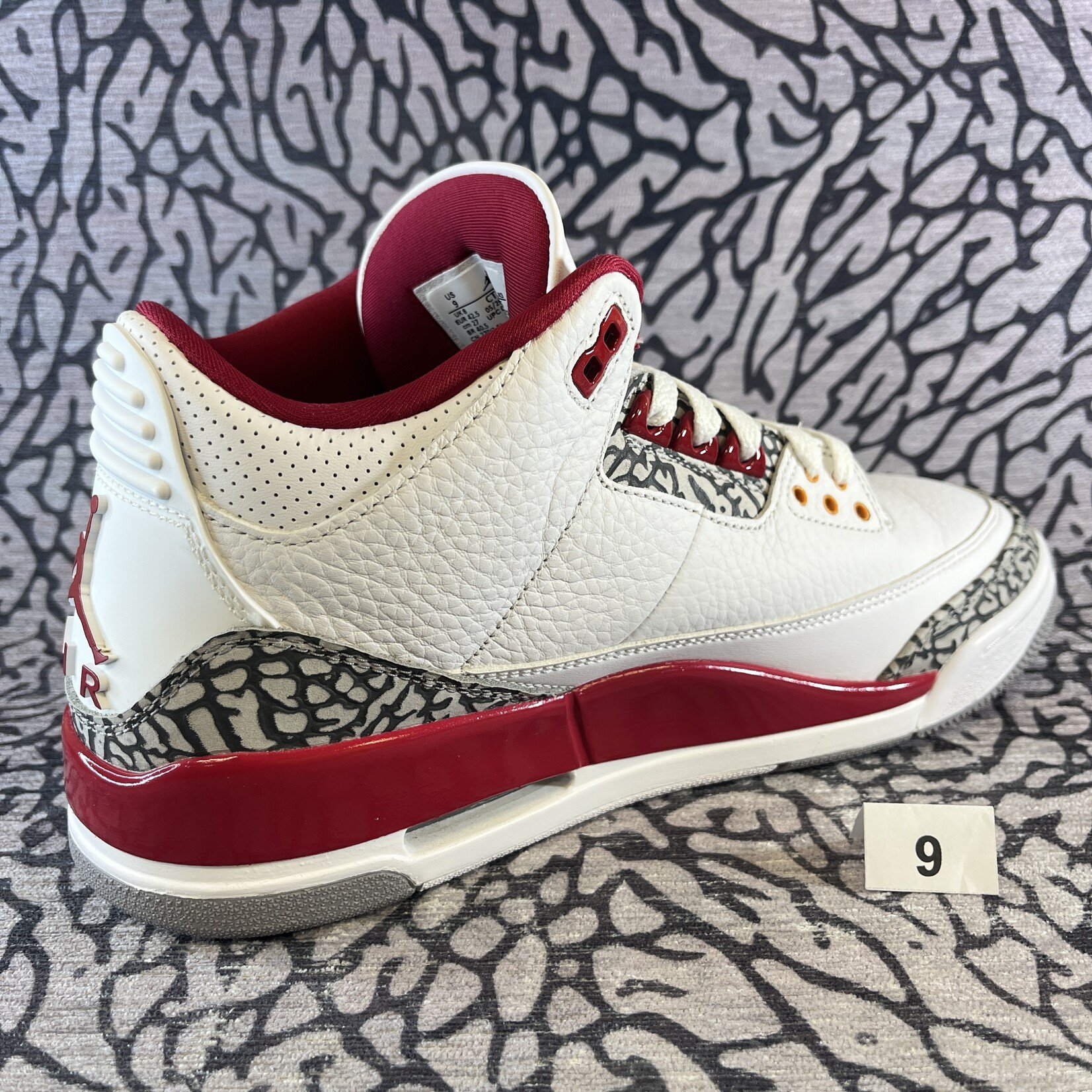 Jordan Pre-owned Air Jordan 3 Retro Cardinal Red