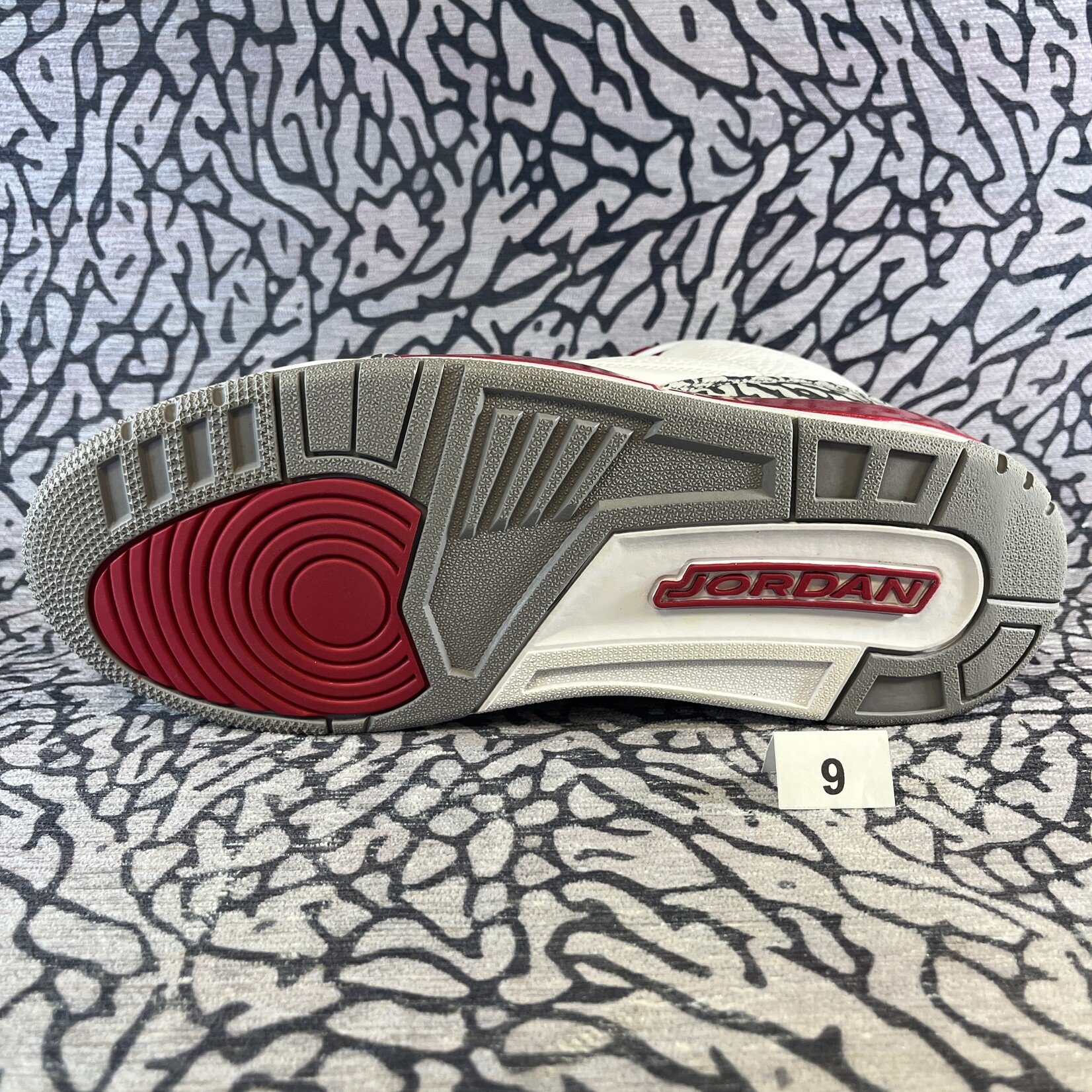 Jordan Pre-owned Air Jordan 3 Retro Cardinal Red