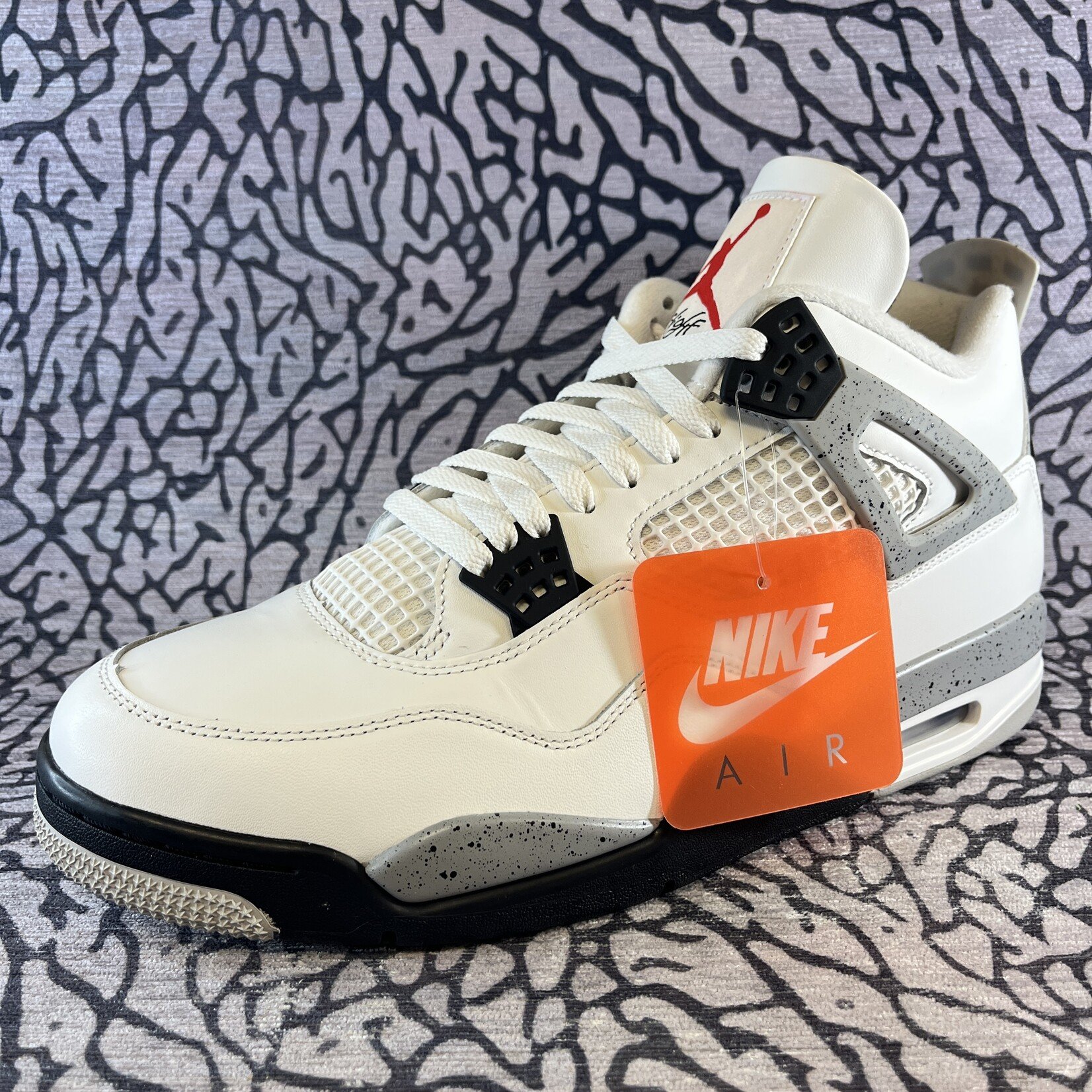Jordan Pre-owned Air Jordan 4 Retro White Cement