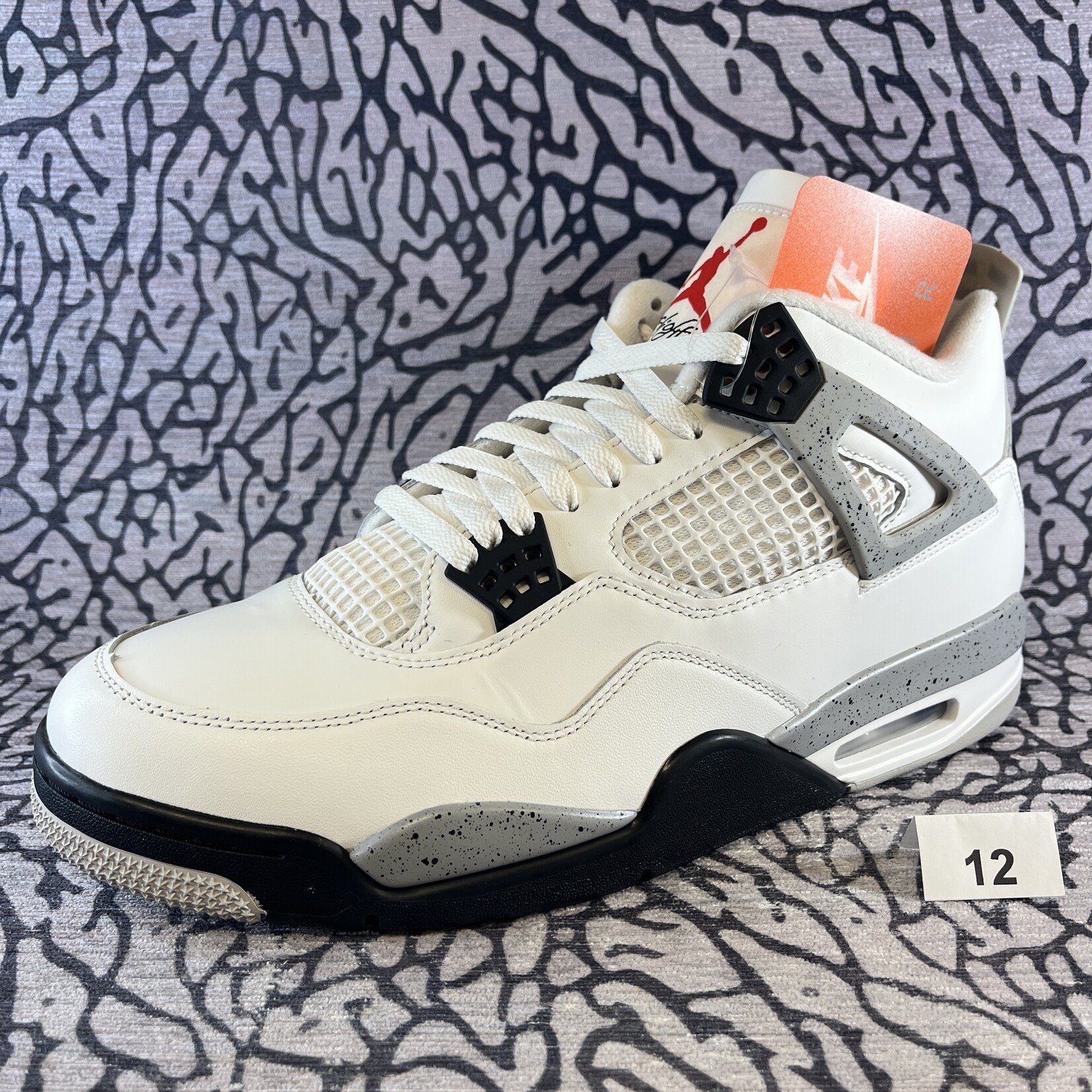 Jordan Pre-owned Air Jordan 4 Retro White Cement