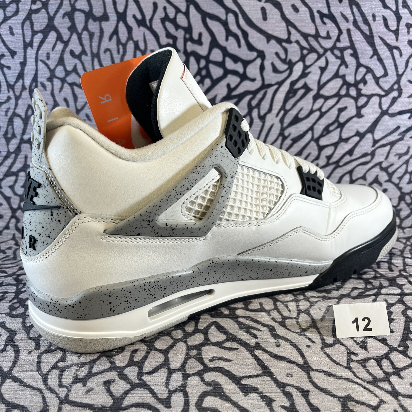 Jordan Pre-owned Air Jordan 4 Retro White Cement