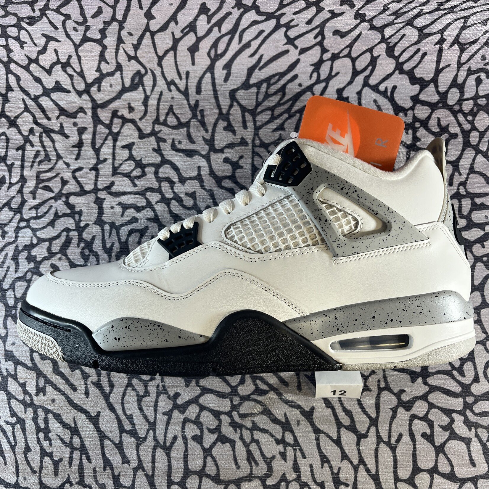 Jordan Pre-owned Air Jordan 4 Retro White Cement