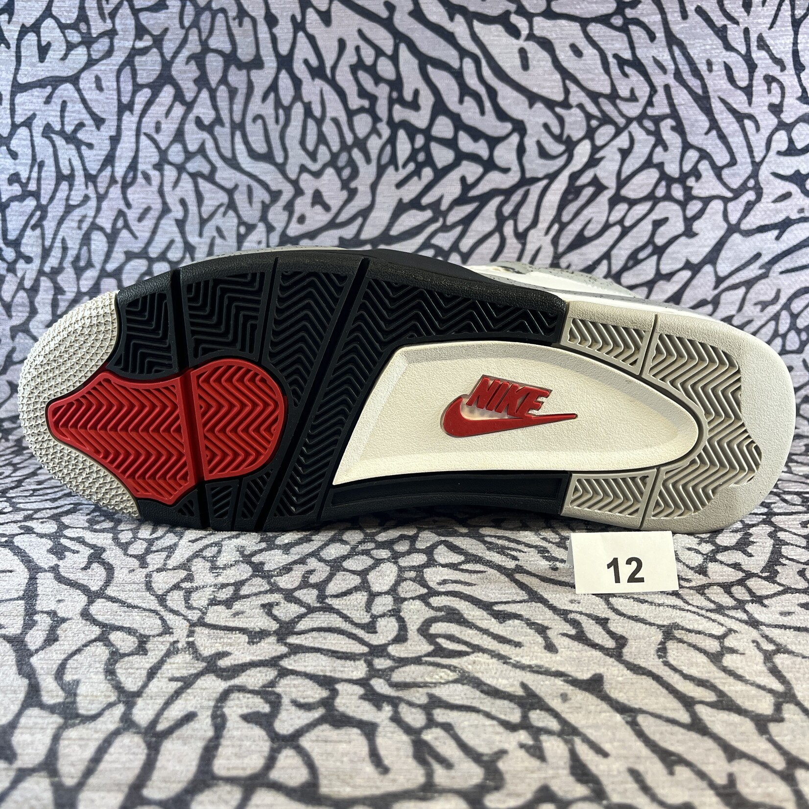 Jordan Pre-owned Air Jordan 4 Retro White Cement