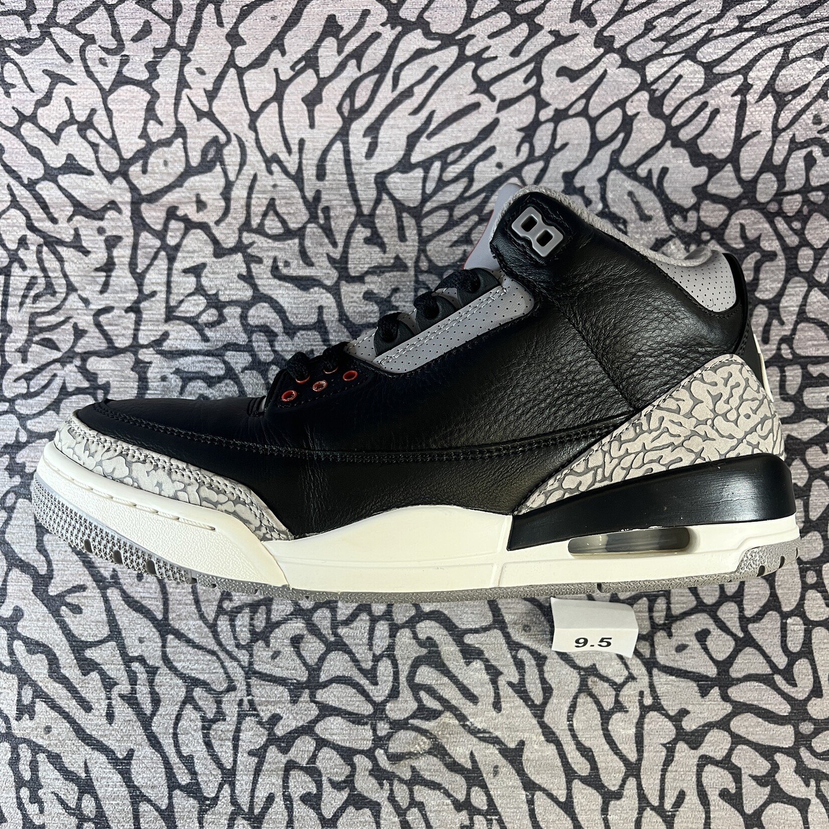 Jordan Pre-owned Air Jordan 3 Retro OG Black Cement (Replacement Box)