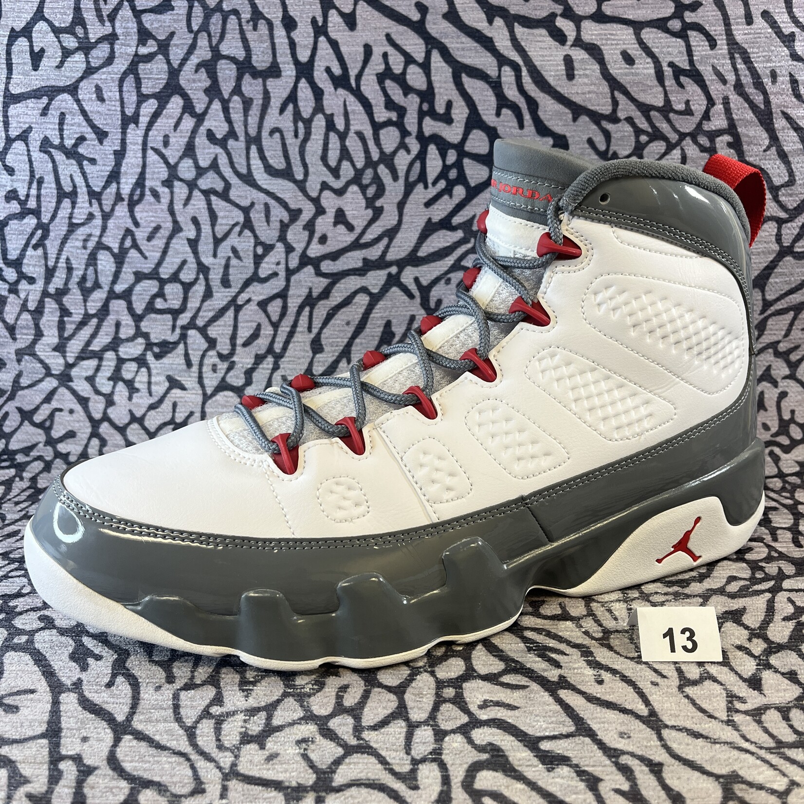 Jordan Pre-owned Air Jordan 9 Retro Fire Red