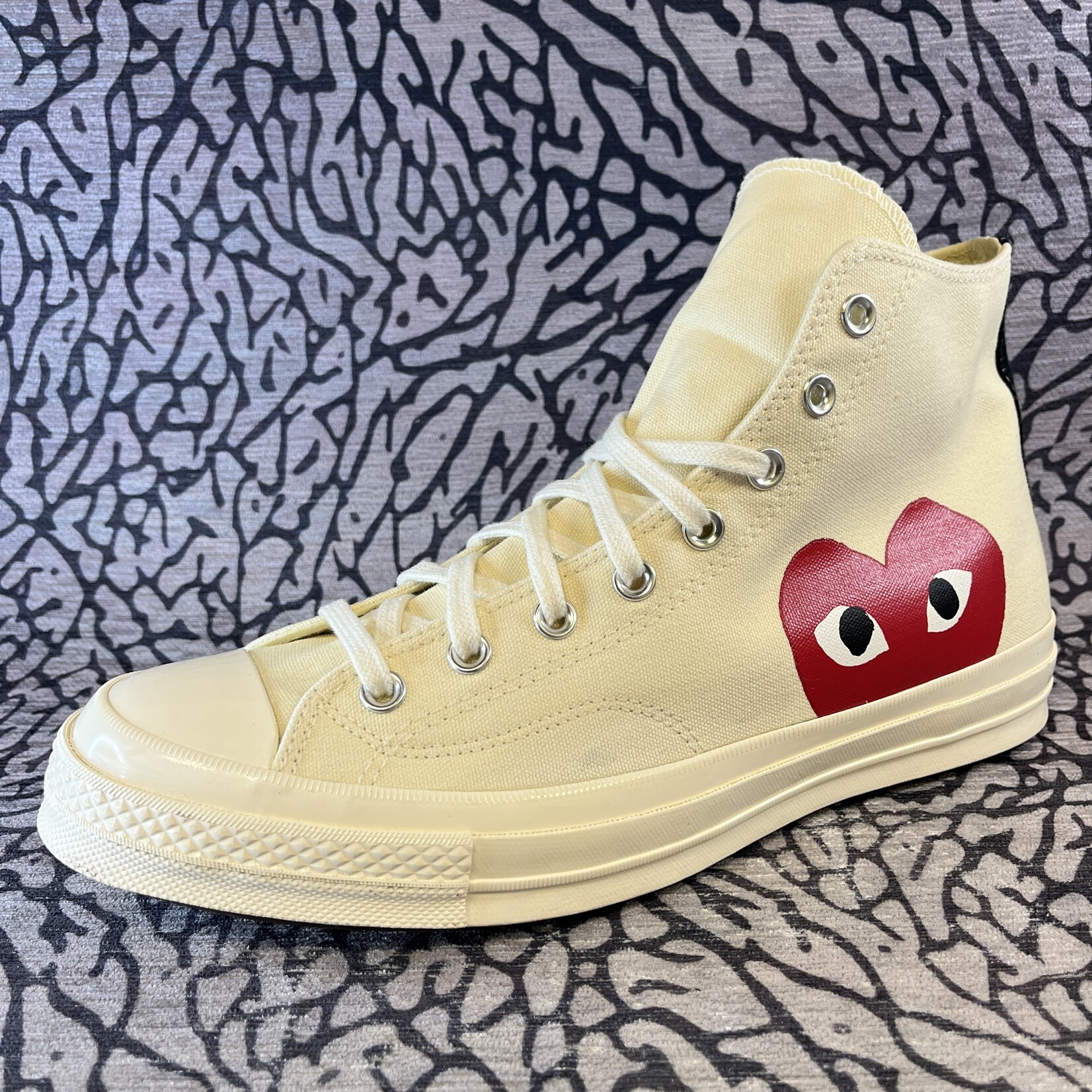 Pre-owned Converse Chuck Taylor All Star 70 Hi Comme des Garcons PLAY White