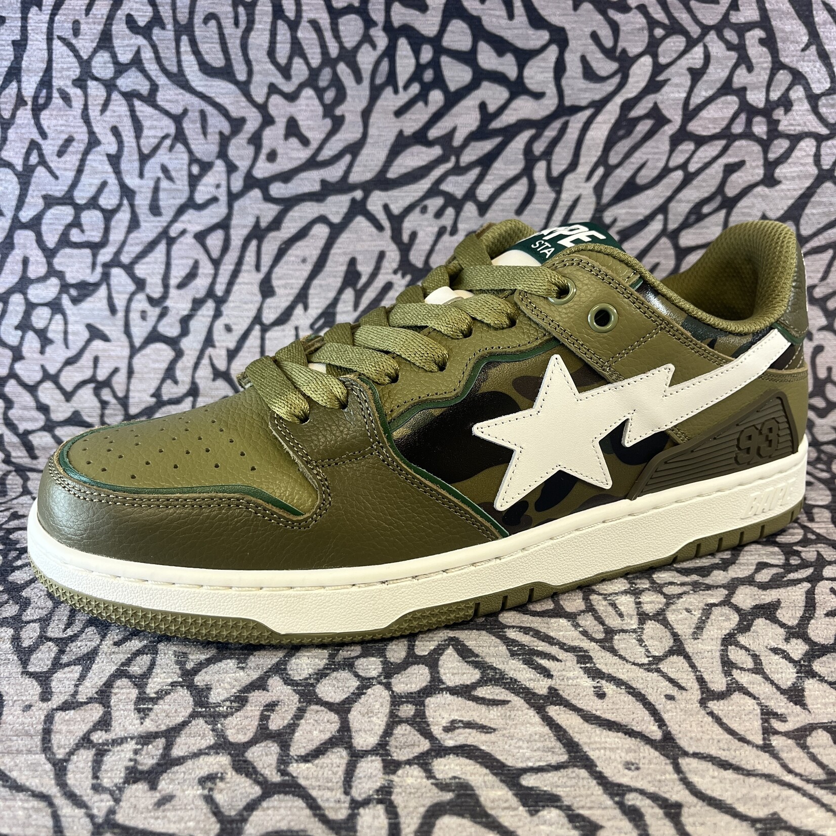 Bape A Bathing Ape Bape Sk8 Sta Olive Drab Green Camo