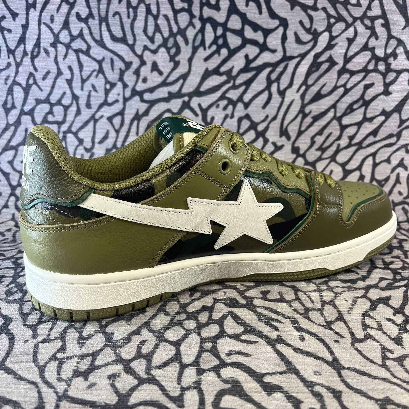 Bape A Bathing Ape Bape Sk8 Sta Olive Drab Green Camo