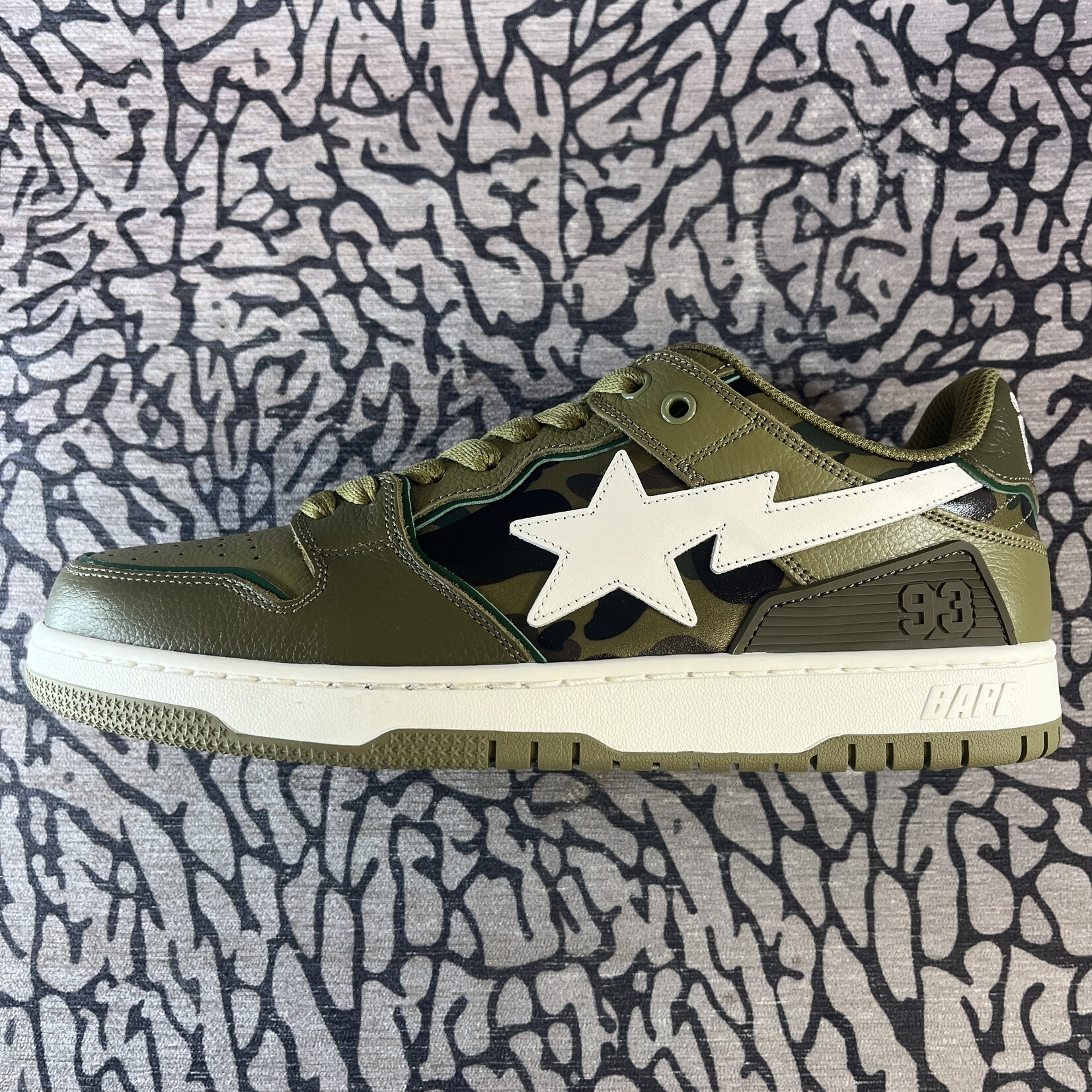 Bape A Bathing Ape Bape Sk8 Sta Olive Drab Green Camo