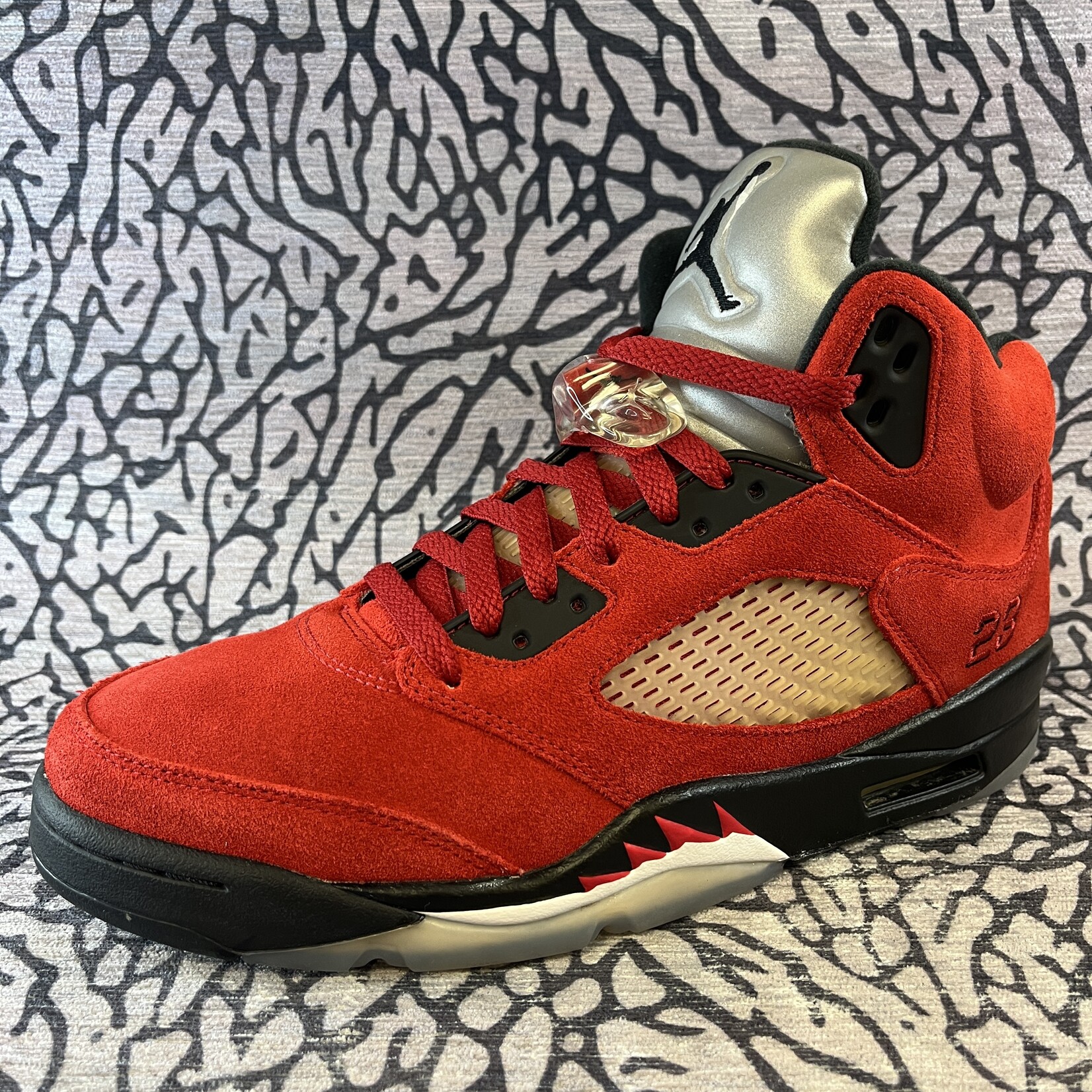 Jordan Pre-owned Air Jordan 5 Retro Raging Bull Red