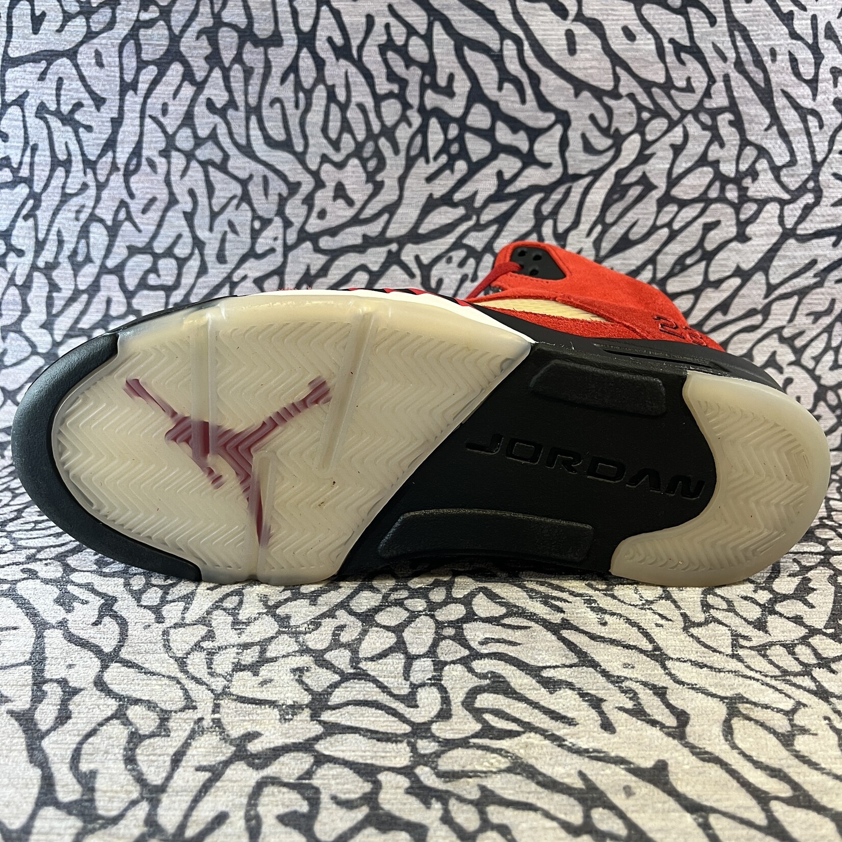 Jordan Pre-owned Air Jordan 5 Retro Raging Bull Red