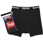 Supreme Supreme Hanes Boxer Briefs (4 Pack) Black