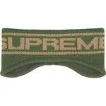 Supreme Supreme Contrast Logo Headband Olive