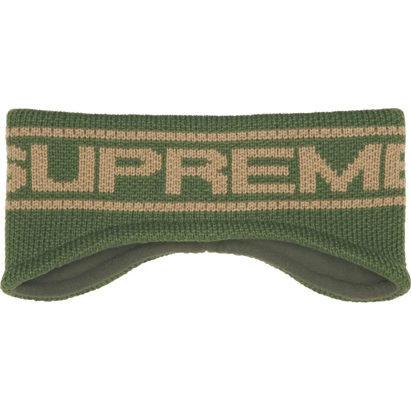 Supreme Supreme Contrast Logo Headband Olive