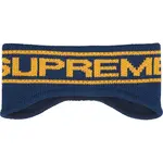 Supreme Supreme Contrast Logo Headband Navy