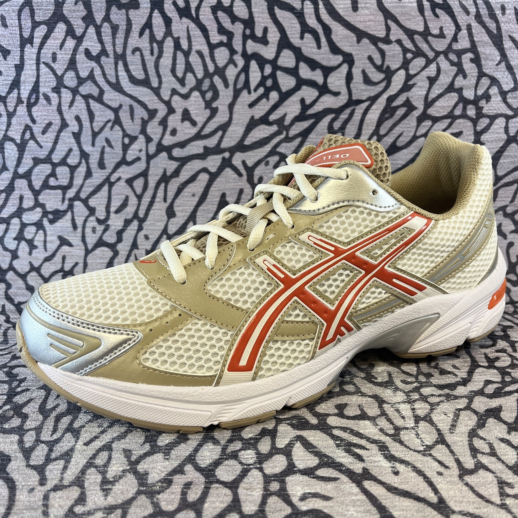 ASICS Pre-owned ASICS Gel-1130 Cream Vermillion Tomato