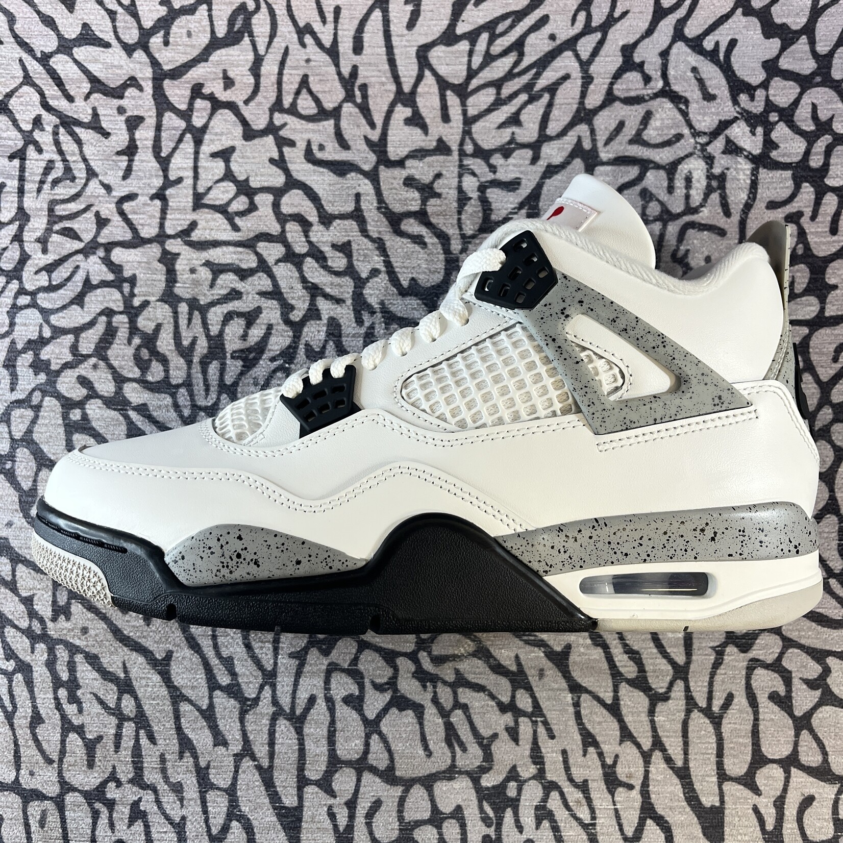 Jordan Pre-owned Air Jordan 4 Retro White Cement