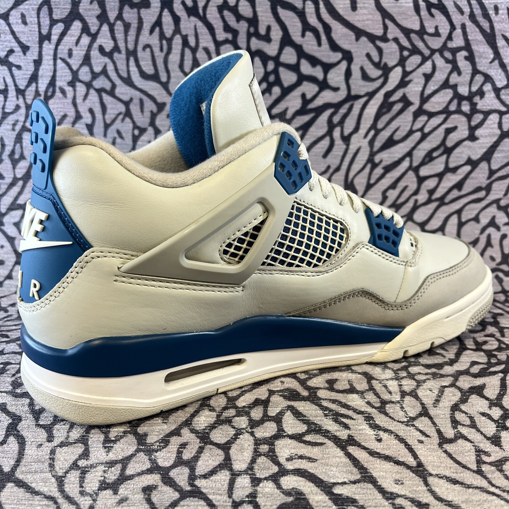 Jordan Pre-owned Air Jordan 4 Retro Military Blue (Replacement Box)