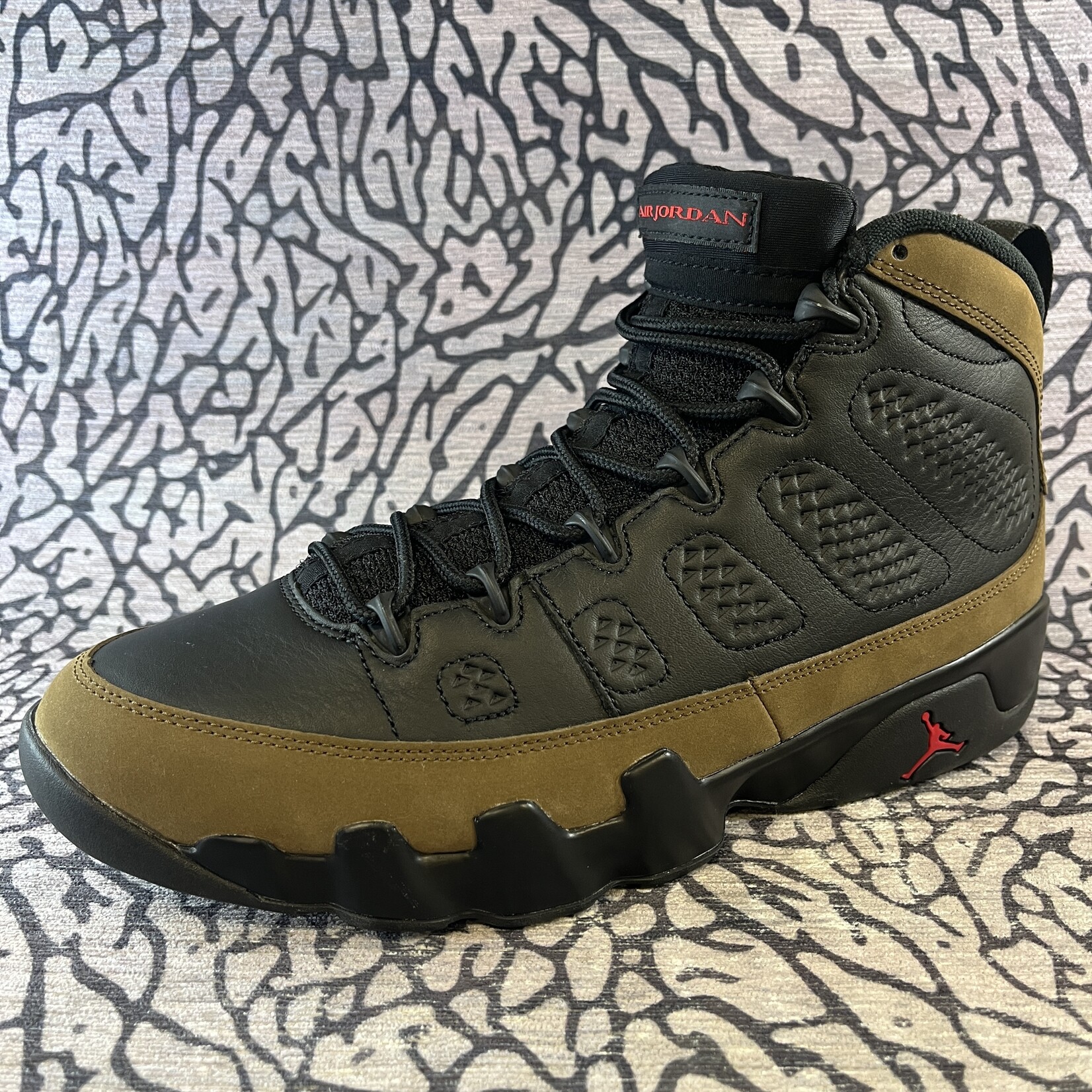 Jordan Pre-owned Air Jordan 9 Retro Olive